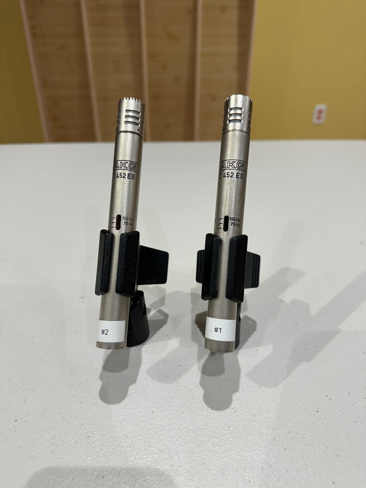 Matched Pair AKG C 452 Small Diaphragm Condenser Microphones